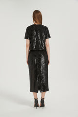 Dylan Sequin Skirt