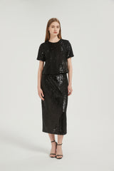 Dylan Sequin Skirt