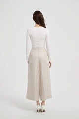 Celine Linen Culotte
