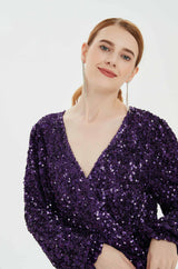 ASHLEY MINI SEQUINED DRESS