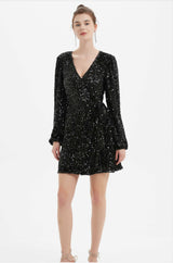 ASHLEY MINI SEQUINED DRESS