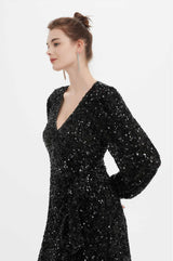 ASHLEY MINI SEQUINED DRESS