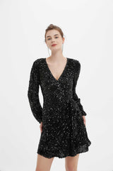 ASHLEY MINI SEQUINED DRESS