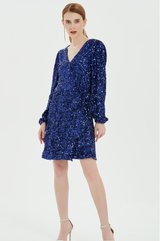 ASHLEY MINI SEQUINED DRESS