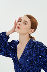 ASHLEY MINI SEQUINED DRESS