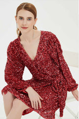 ASHLEY MINI SEQUINED DRESS