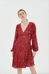 ASHLEY MINI SEQUINED DRESS