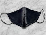 3-PACK NON-MEDICAL 100% SILK BLACK FACE MASK