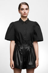 KEEGAN POPLIN BLOUSE