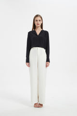 ECHO V-NECK SILK SHIRT