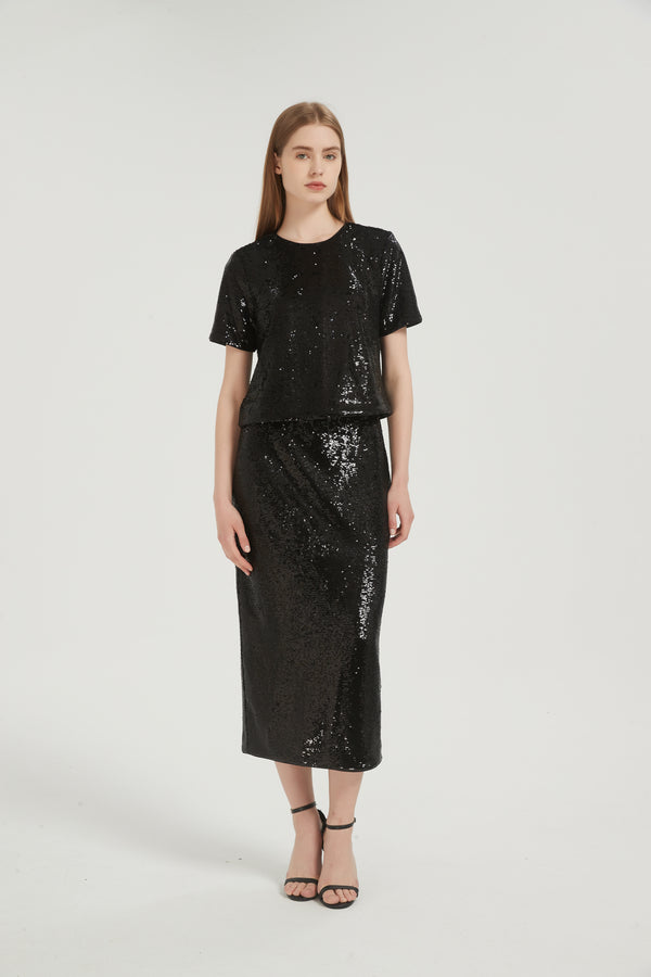 Dylan Sequin Skirt