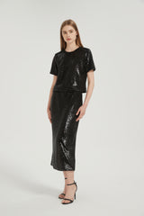 Dylan Sequin Skirt