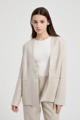 Celine Linen Blazer