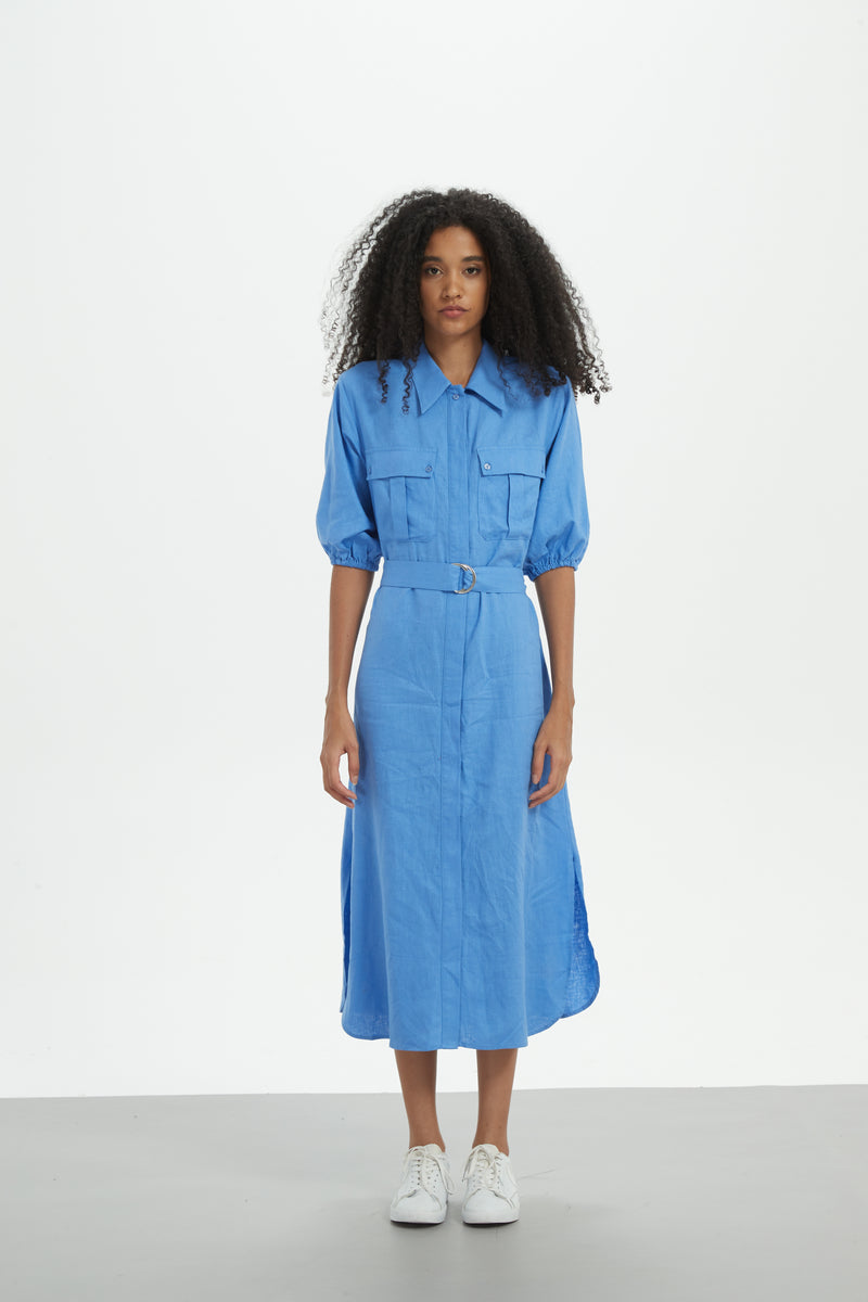 ARIA LINEN DRESS