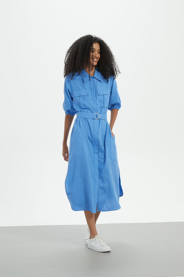 ARIA LINEN DRESS