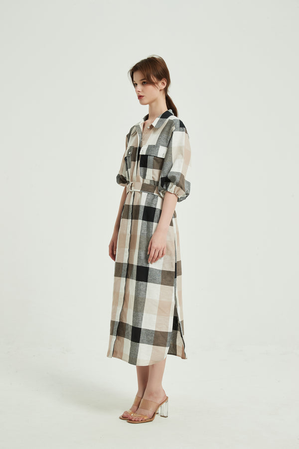 ARIA LINEN DRESS